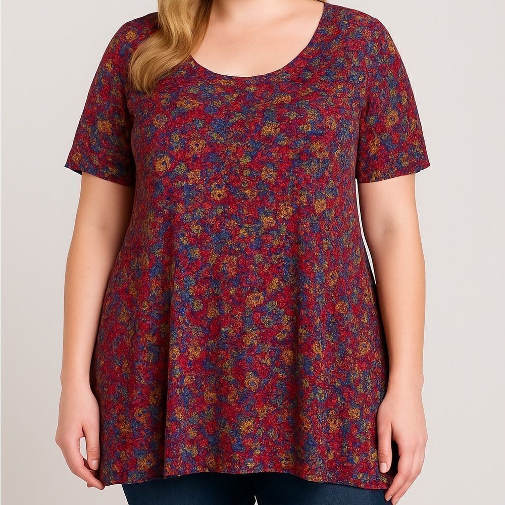 LularoeβFloralβPrintΒ TunicβTopβXL